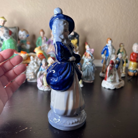 Vintage 1940's Big Made in Occupied Japan Colonial Lady, Victorian Style, mioj - Picture 6 of 8